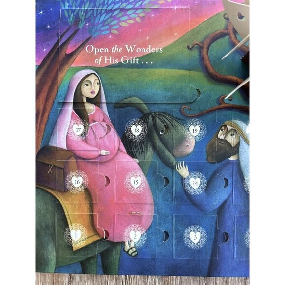 The Wonder of the Greatest Gift Pop Up Book Advent Calendar Ann Voskamp - Picture 3 of 6